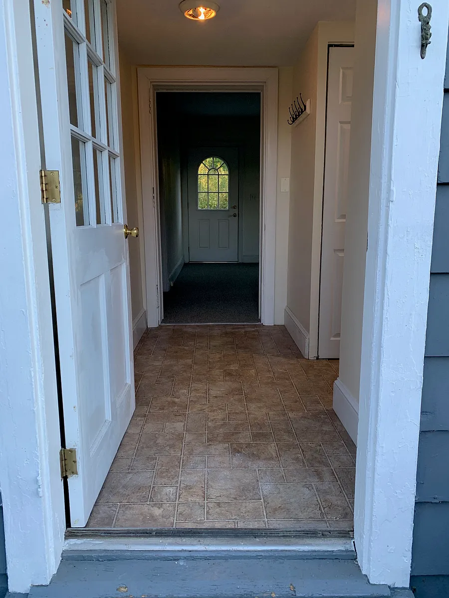 Front entrance with back door shown. - 741 Cherry Valley Rd #GH