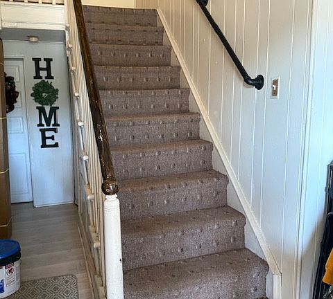 Stairs to second floor