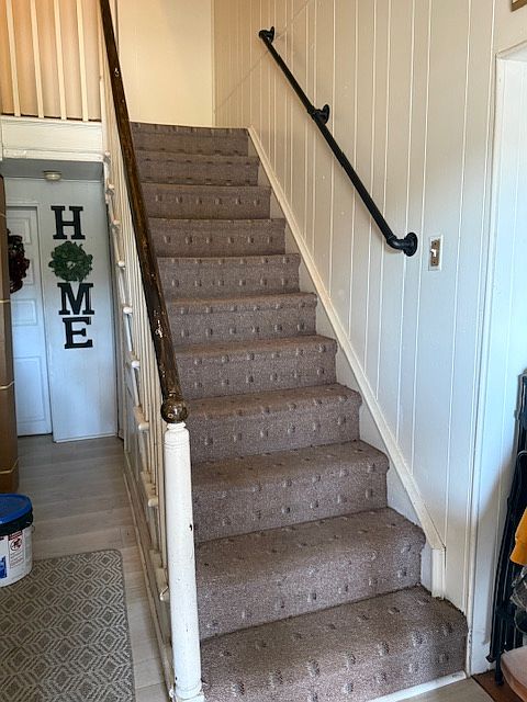 Stairs to second floor