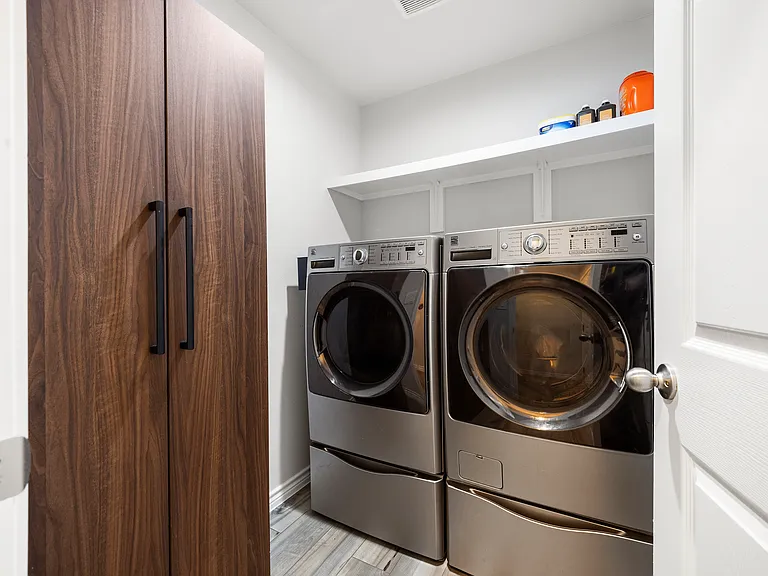 Washer and dryer included