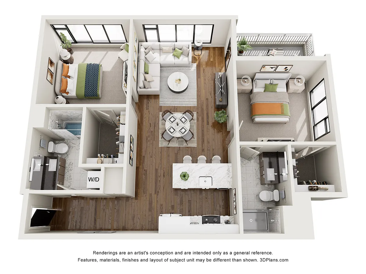 Floor plan Helios Penthouse