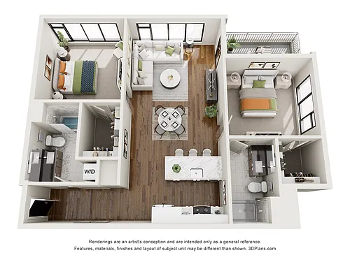 Floor plan Helios Penthouse