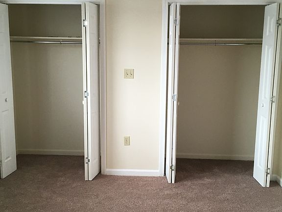 Master bedroom closets