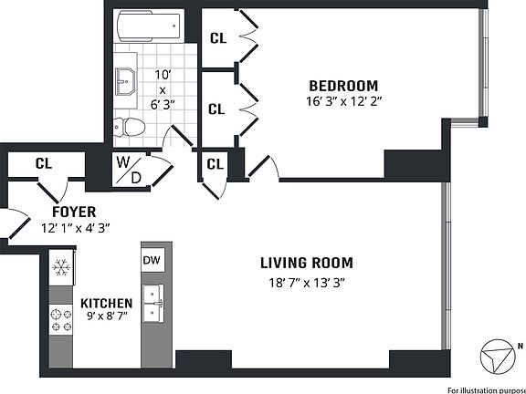 2nd image of 163 W 18th St APT 3B