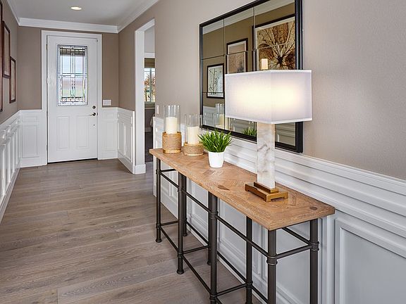 Spacious entry foyer