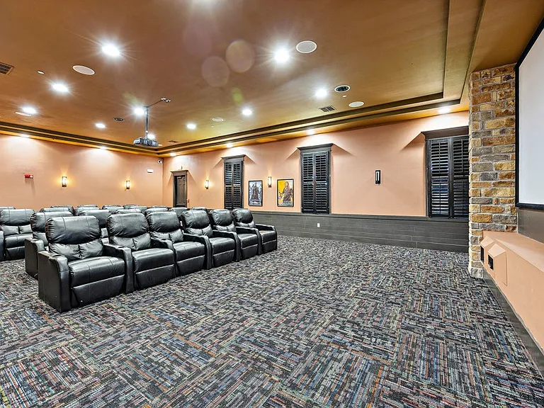 Movie Theater at Las Brisas Apartments in Round Rock, Texas