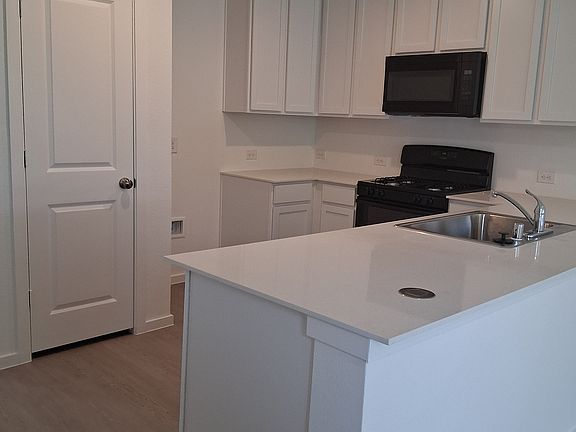 Newly stocked kitchen
