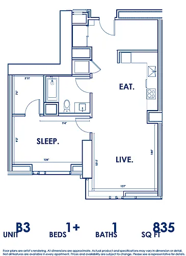 Floor plan B3
