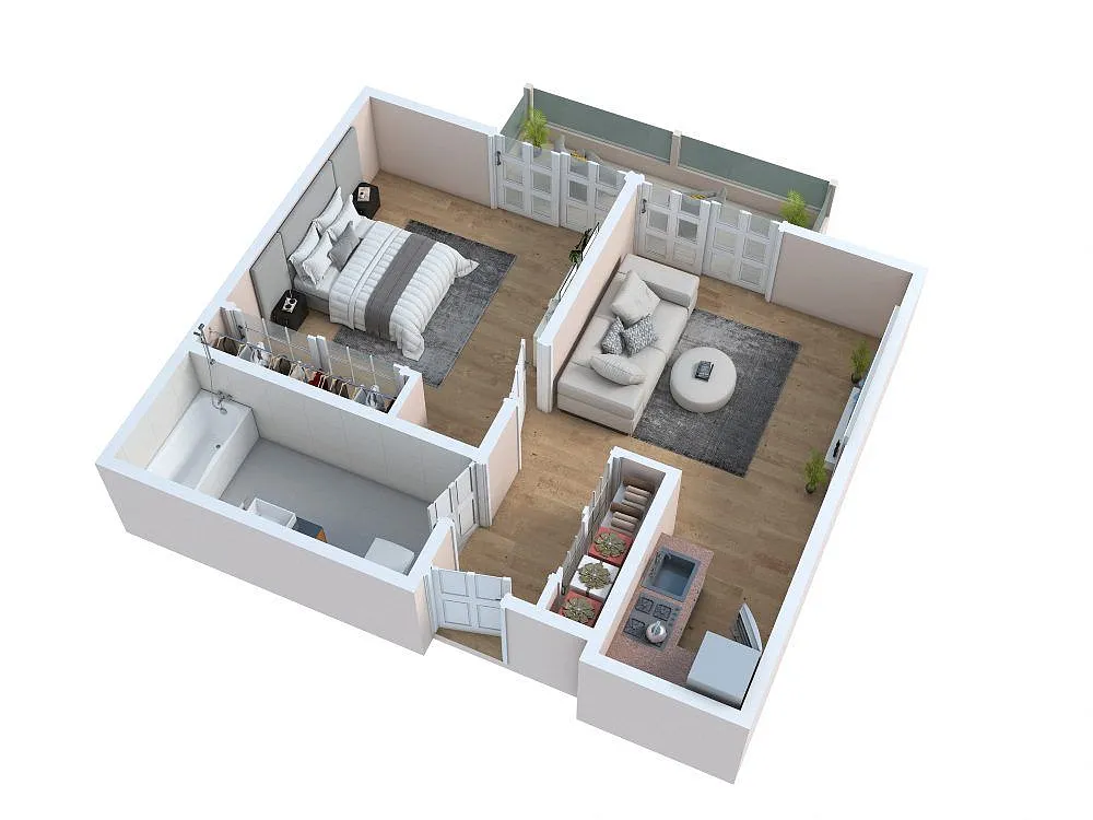Floor plan Deluxe