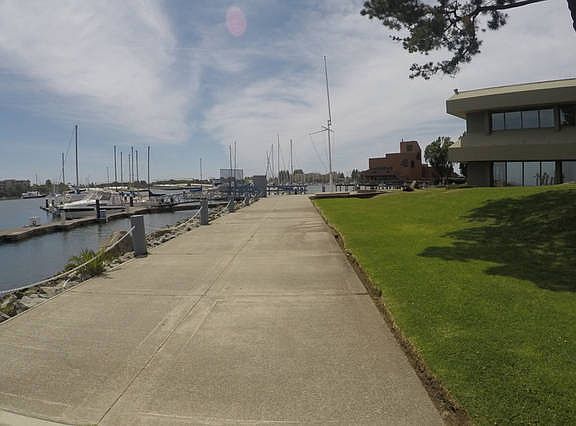 Bay Trail right outside fron