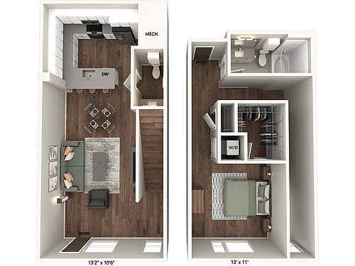 Floor plan A1L - Finish Package 2
