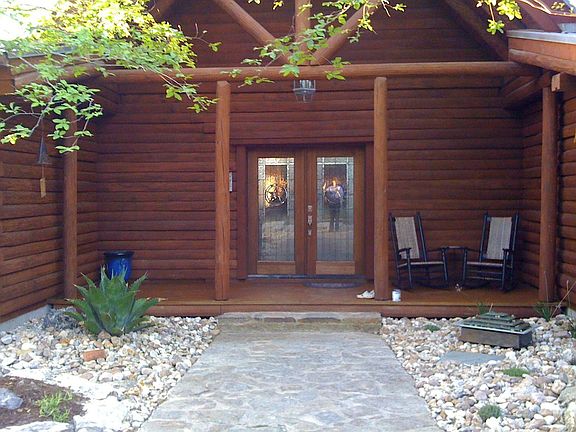 Front door to the main house