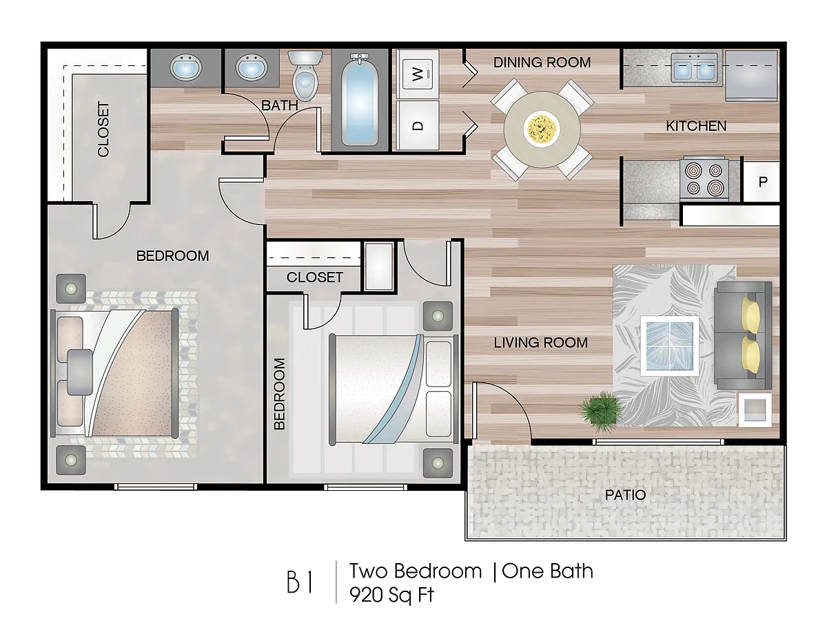 Floor plan B1