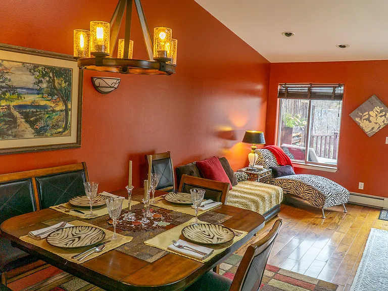 Dining table seats 8