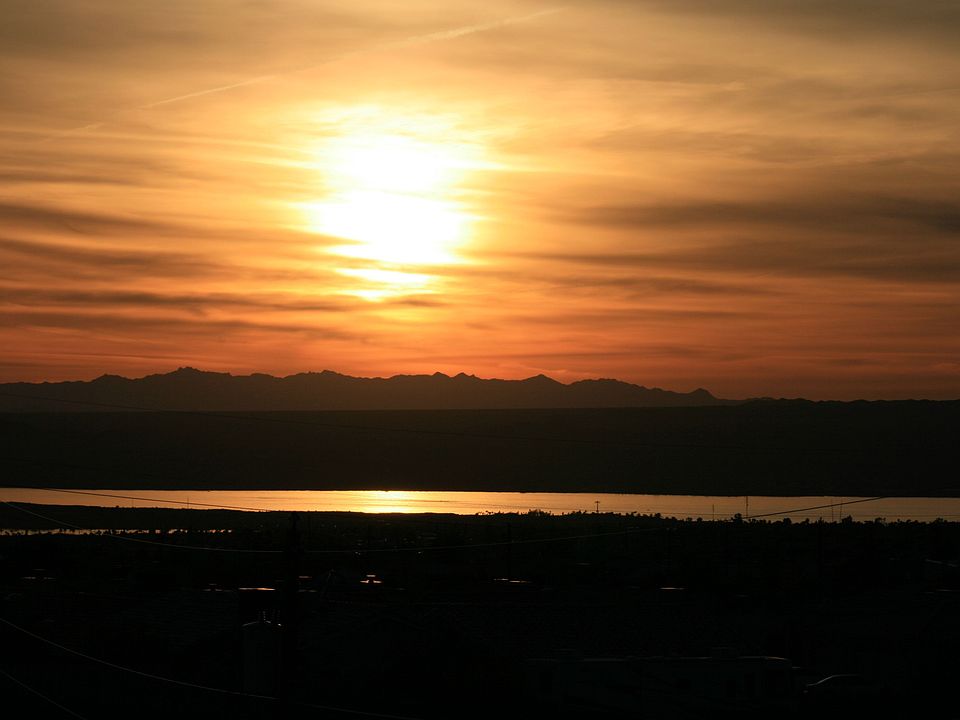 Panoramic Sunset View ofLake