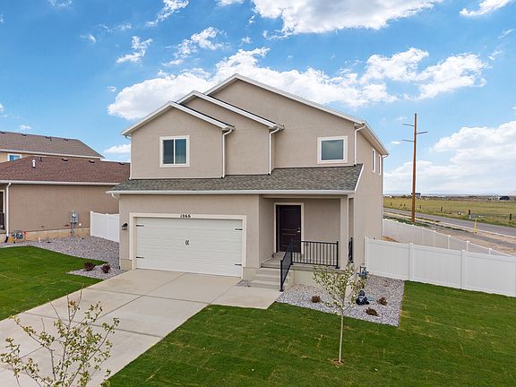 The Granite has a stucco exterior.