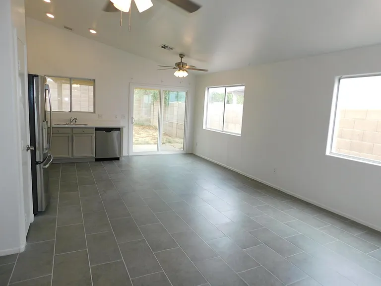 kitchen and dining
