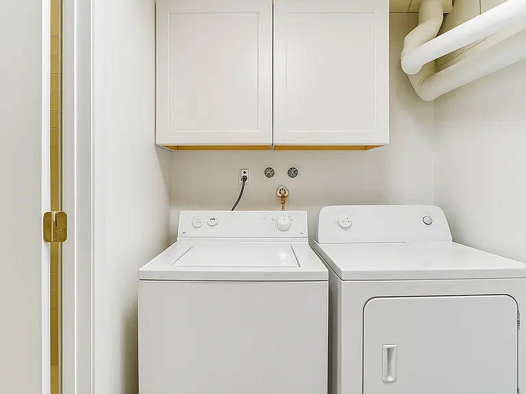 In-unit washer and dryer for easy, convenient laundry days.