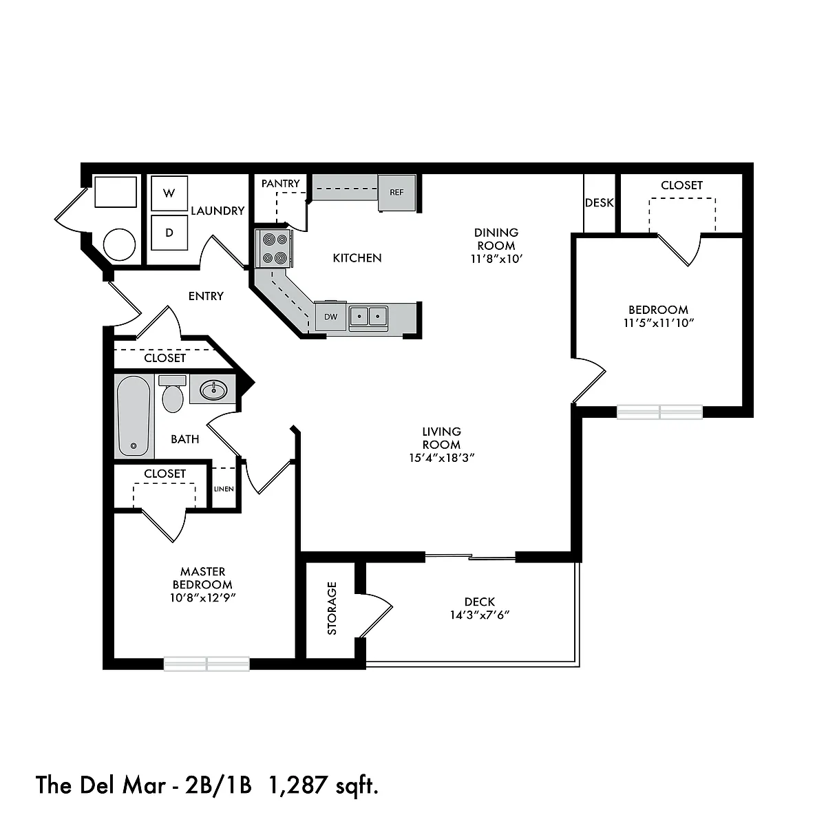 Floor plan The Del Mar