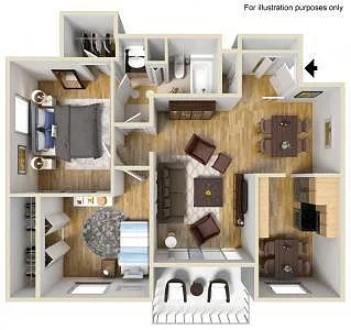 Floor plan Turqoise