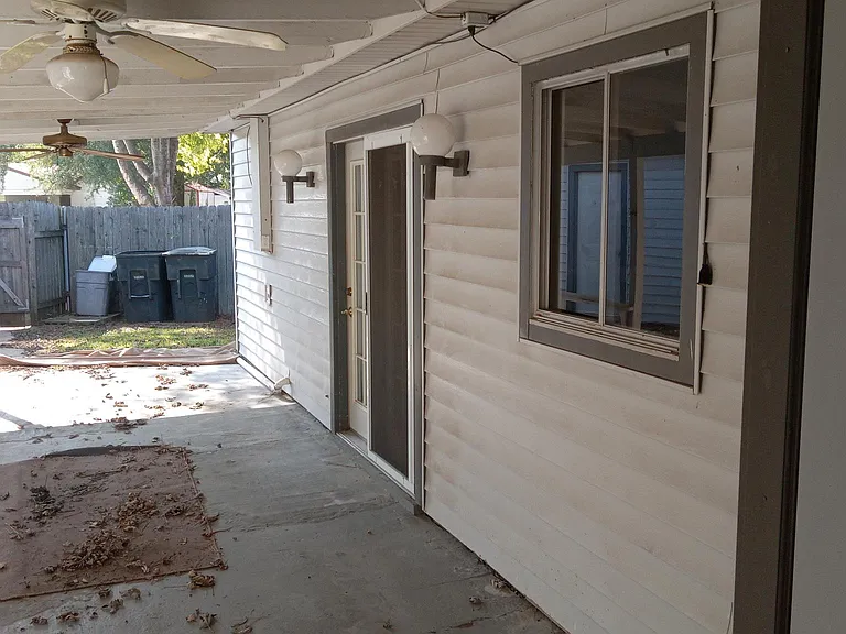 Back patio