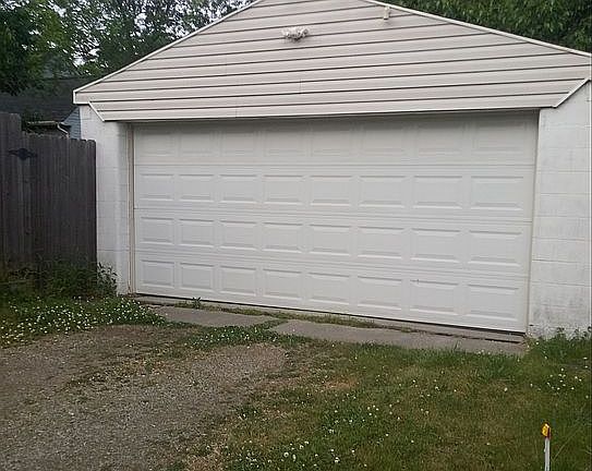 Large two car garage