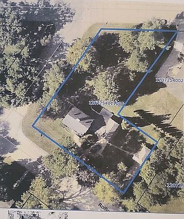 Aerial view of property. 