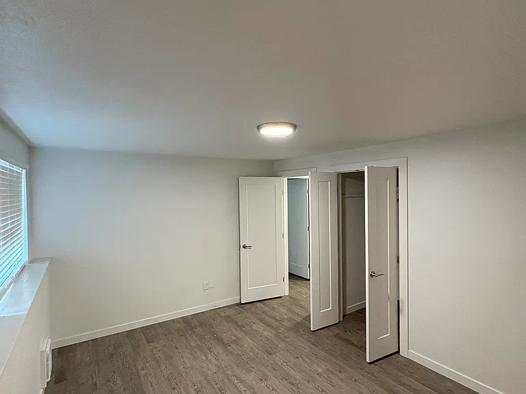 Open concept bedroom