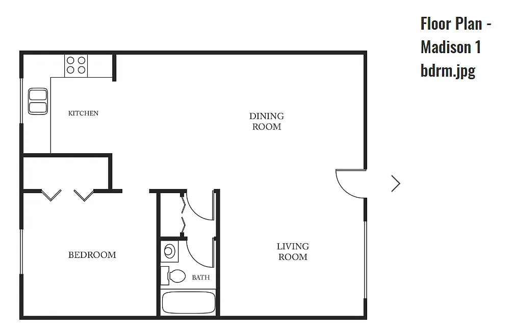 Floor plan Madison 1