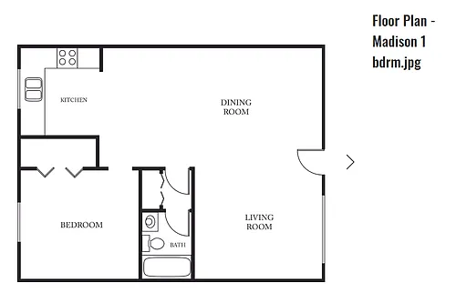 Floor plan Madison 1