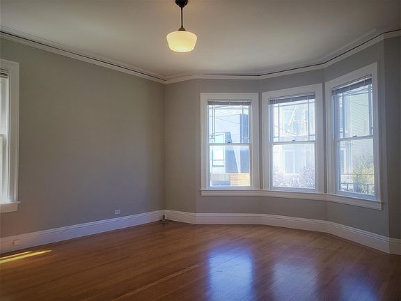 Living room looking out to Grove St.