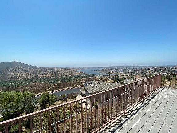 Lake View of Sweetwater Reservoir from balcony off master bedroom.