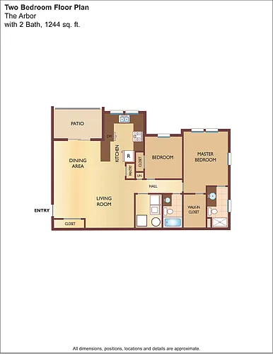 Floor plan $1.52/sq.ft. - The Arbor