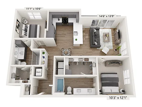 Floor plan B3-1
