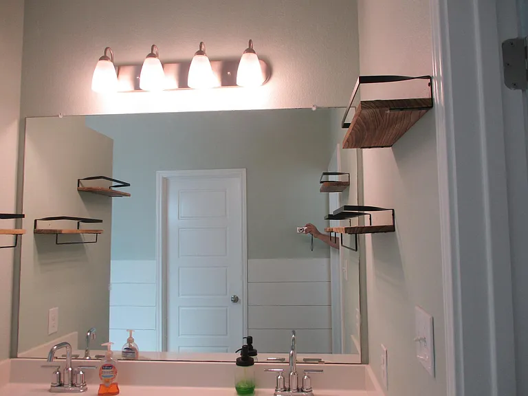 twin lavatories in master bath