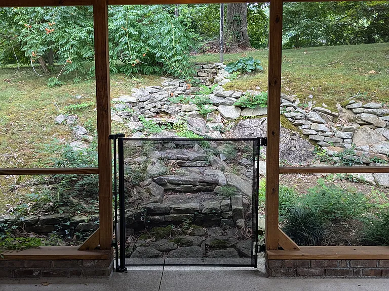 Back patio/lounge area
