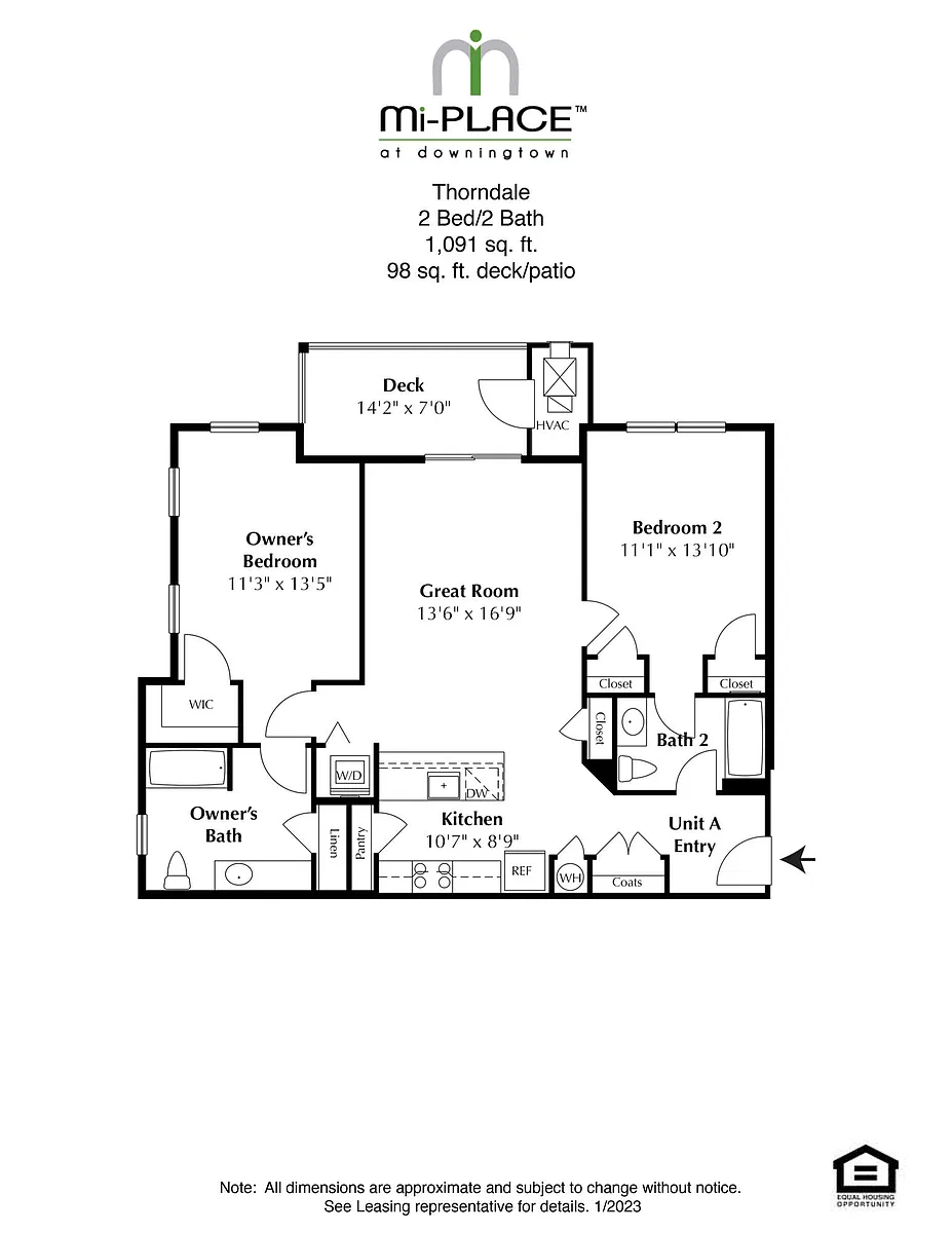 Floor plan The Thorndale