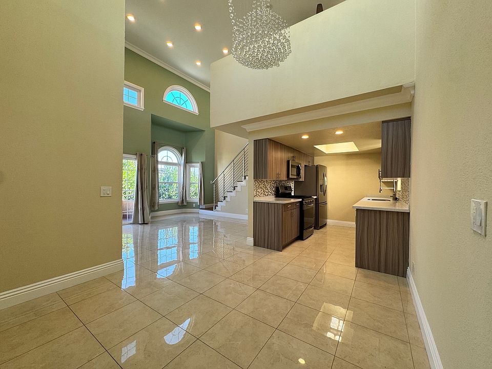 Open Concept Living Room. Dining and Kitchen