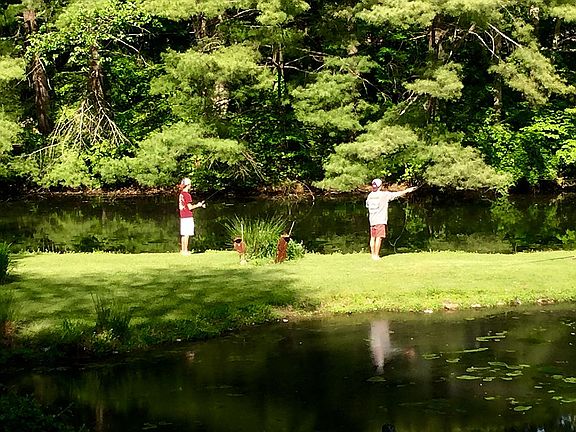 Fishing on the island 