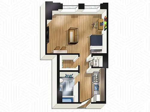 Floor plan Studio Floor 26
