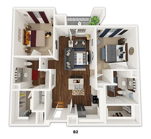 Floor plan B2