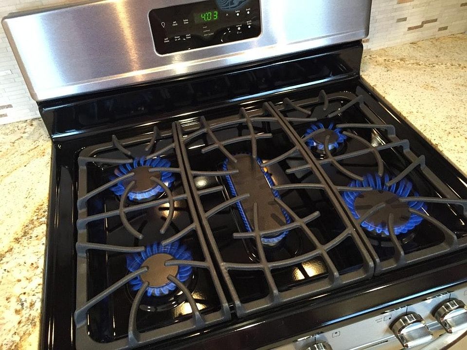 5-burner stove w/ optional griddle