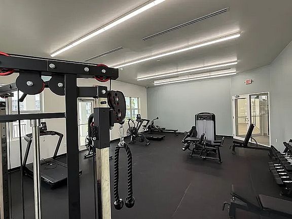 Strength training equipment.