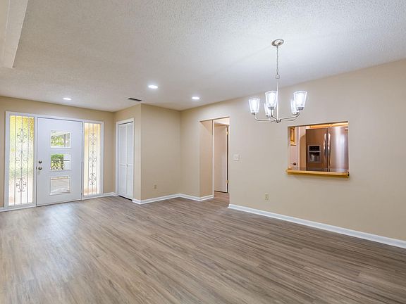 Open concept with dining room