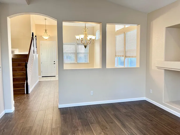 Stairs and Living Room from Family Room