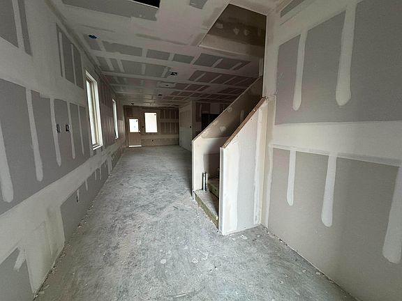 Construction progress - entryway