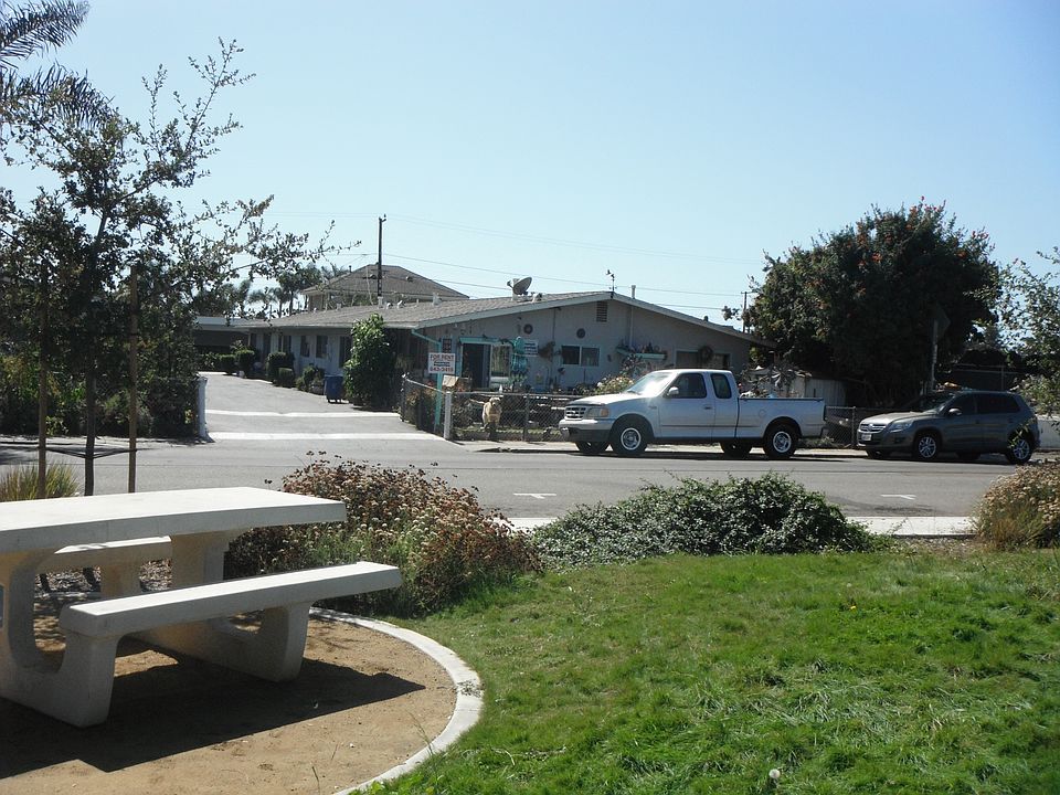 Apartment viewed from park across the street.