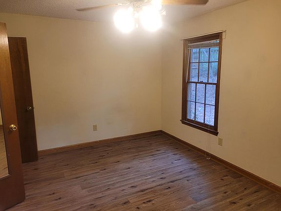 This is the bedroom with the exit onto the patio taken from the exit door.
