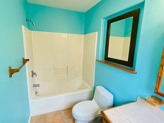 bathroom in the master bedroom