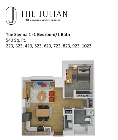 Floor plan The Sienna